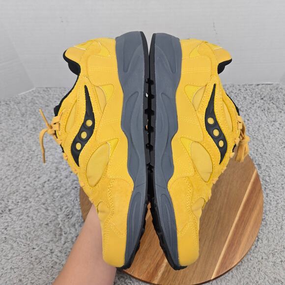 Saucony Mens 11.5 Grid Shadow 2 GTX Gore-Tex Yellow Black Waterproof Sneaker main image 7